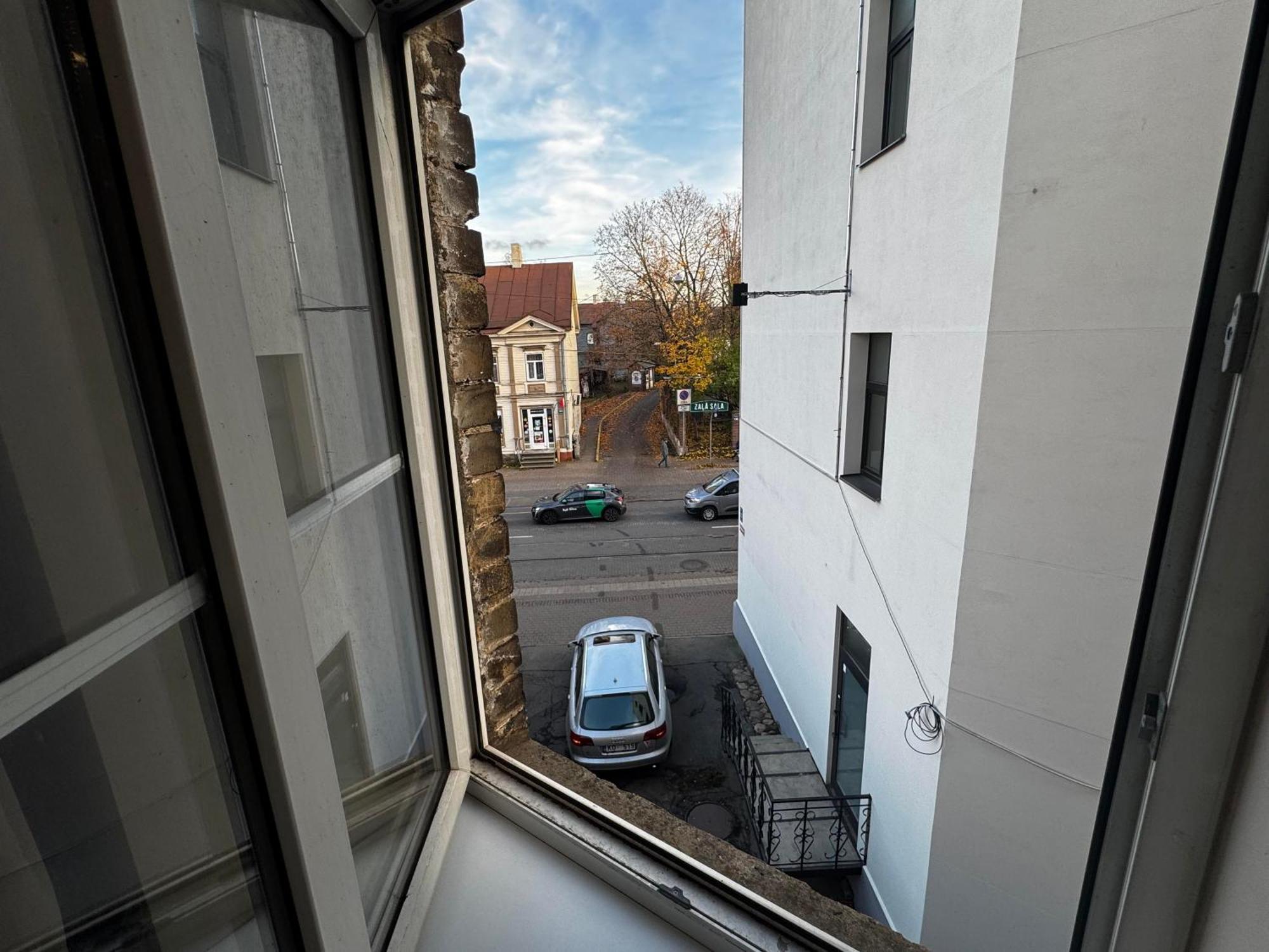 Aparthotel Riga Bagian luar foto View from the window of a flat in the building