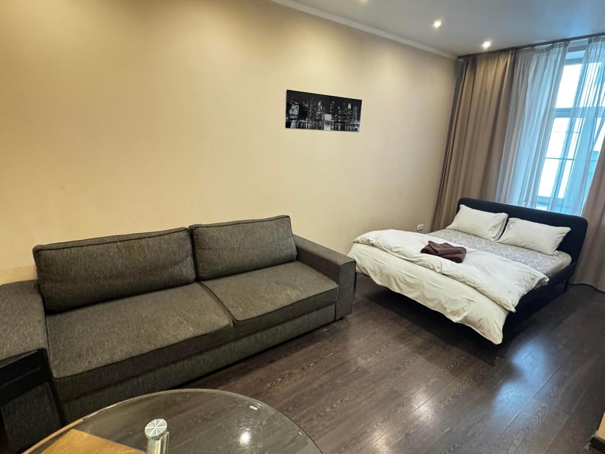 Aparthotel Riga Bagian luar foto A studio apartment in Moscow, Russia
