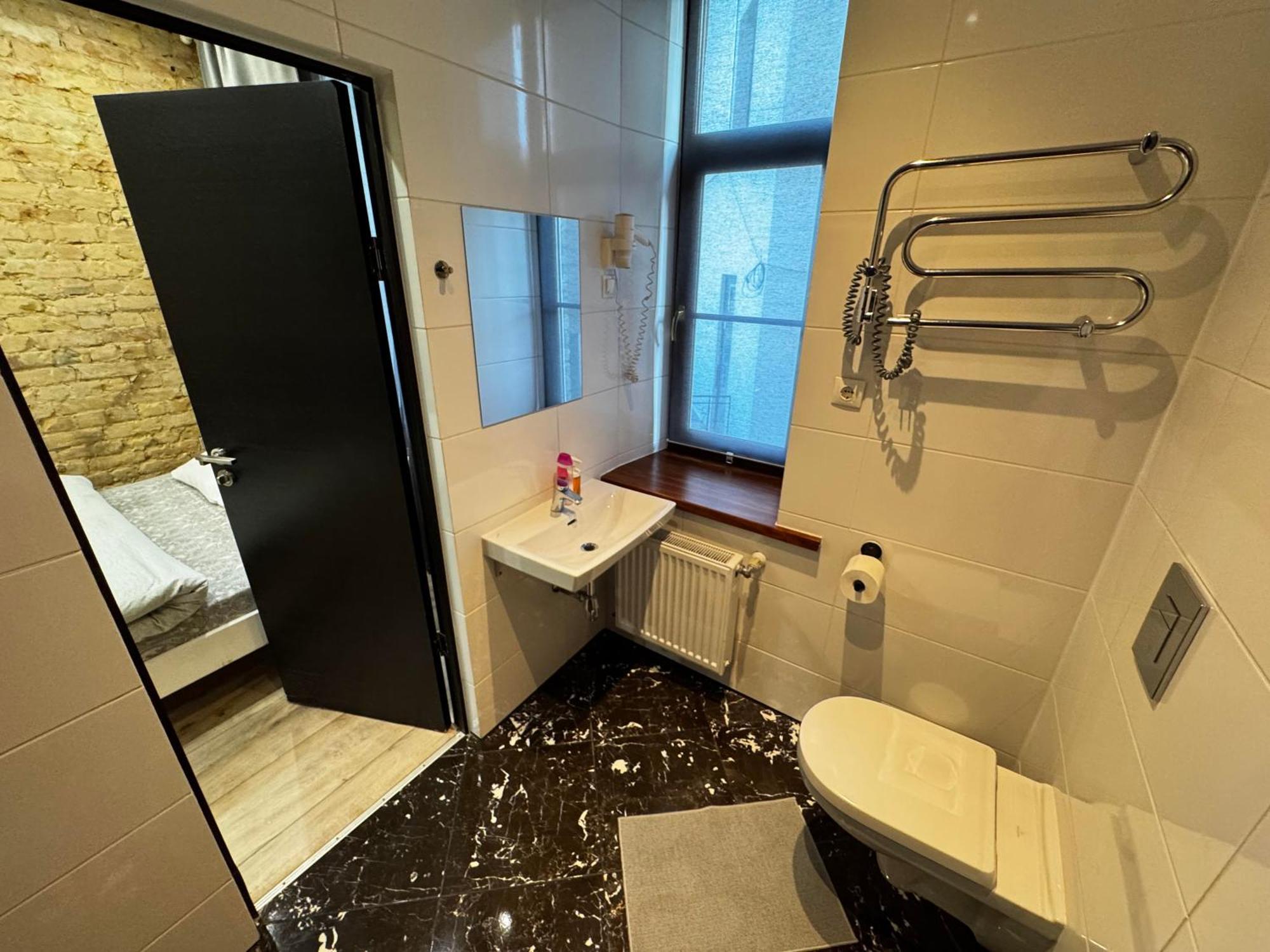 Aparthotel Riga Bagian luar foto Bathroom
